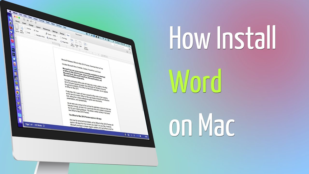 how can i get free microsoft word for mac